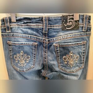 Studio 5 Women's Denim Jeans with Embroidered Pockets 30 x 32